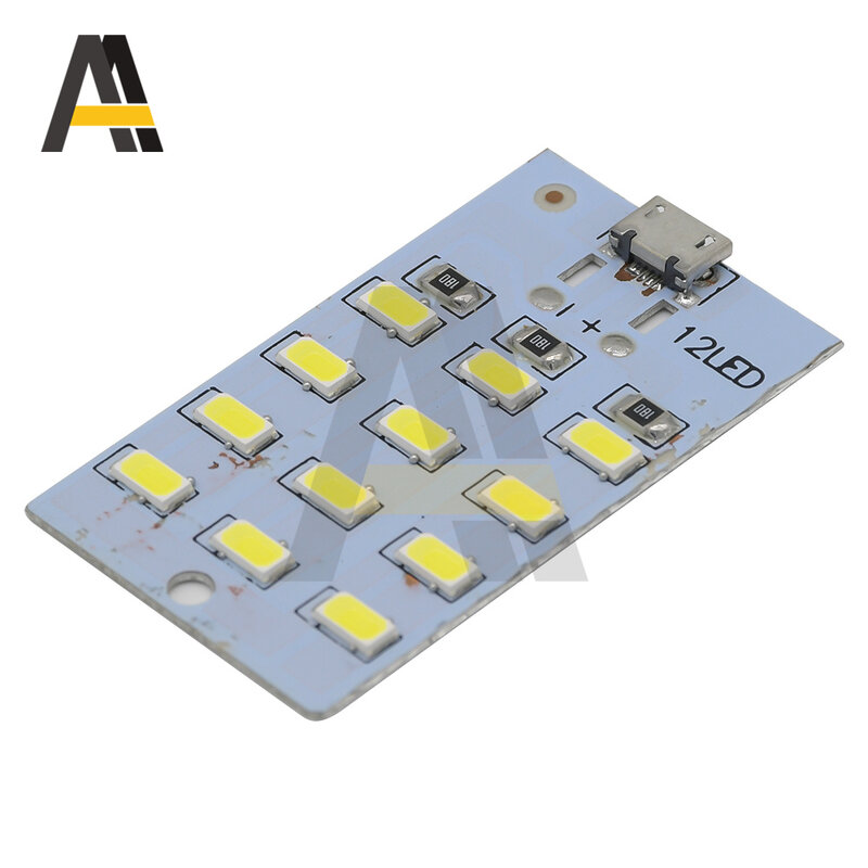 Micro Usb 5730 LED USB มือถือฉุกเฉิน Light Night Light สีขาว5730 Smd 5V 430mA ~ 470mA DIY โคมไฟตั้งโต๊ะ