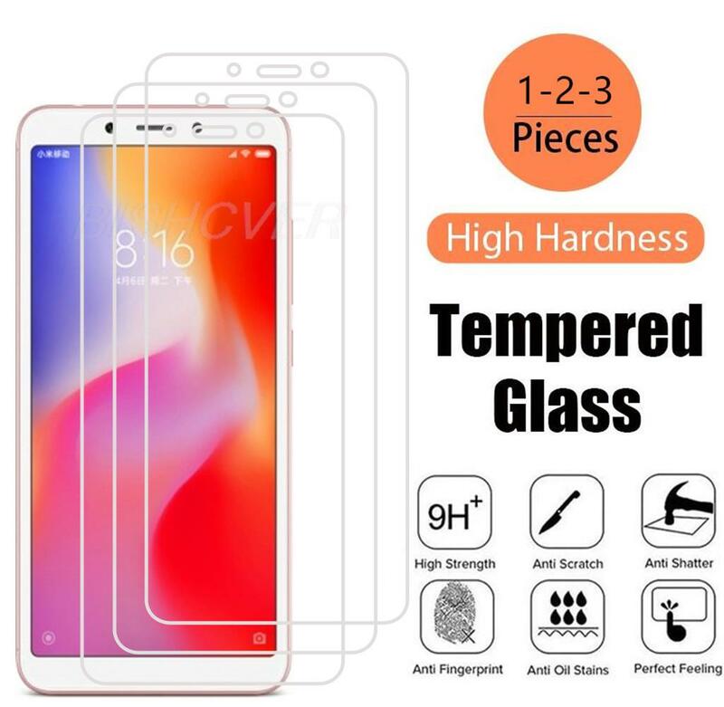 1-3Pieces Protection Glass For Xiaomi Redmi 5 Plus 6 6A 5A 4X S2 Tempered Screen Protector Redmi Note 4 4X 5 5A 6 Pro Glass Film