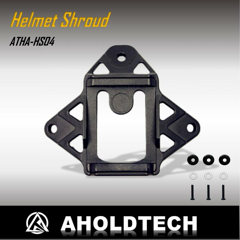 Aholdtech-cubierta de casco a prueba de balas, adaptador de montaje NVG de tres agujeros para FAST MICH Wendy, accesorios tácticos para casco, 2,0