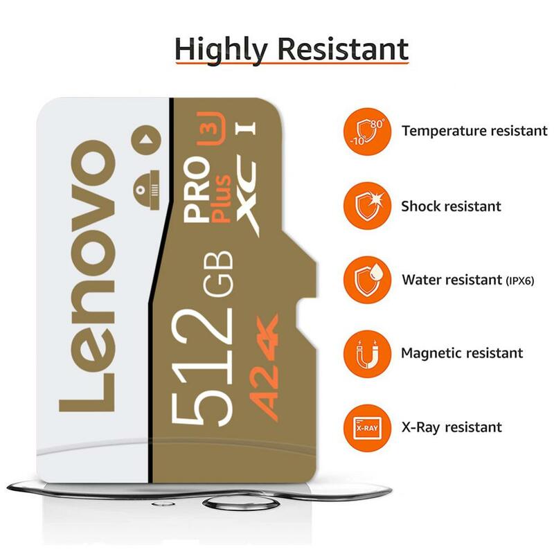 Lenovo Class10 Memory Card 1TB 2TB High Speed Micro TF SD Card 512GB 256GB SD Card V30 U3 TF Card For Nintendo Switch Ps4 Games