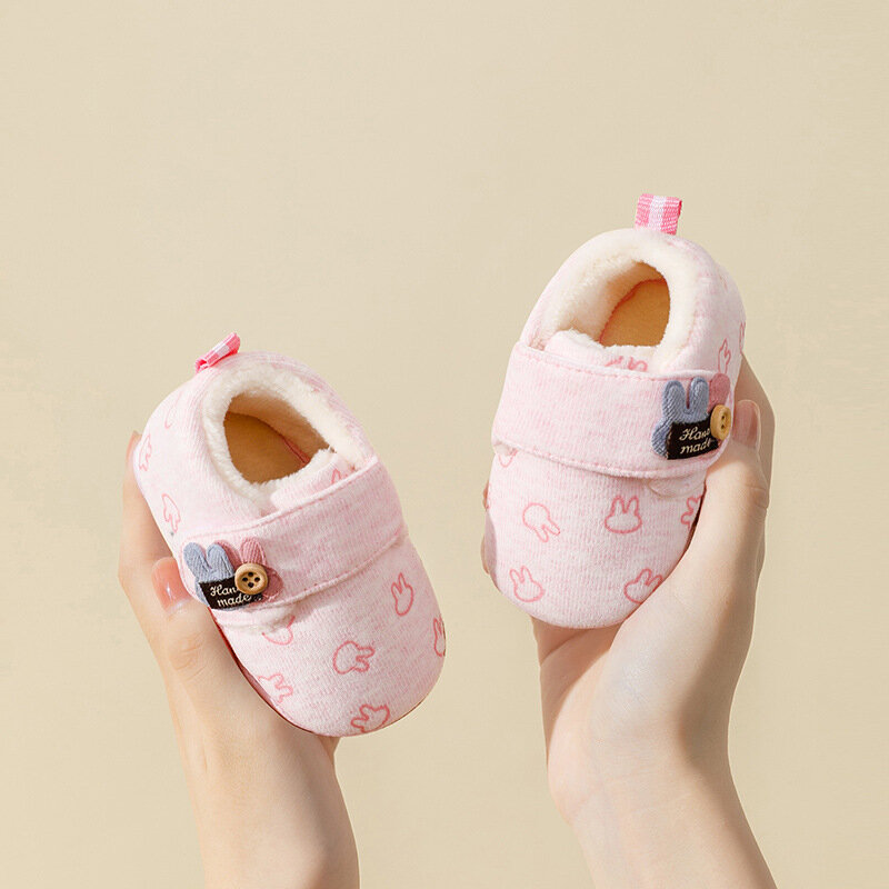 Туфли для новорожденных, Нескользящие, на мягкой подошве, Размеры 11-14