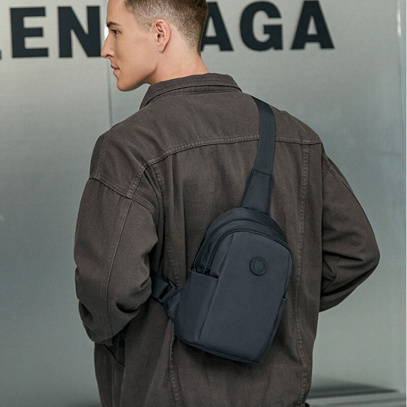 Брендовая мужская нагрудная сумка 2024, модная мужская сумка через плечо из японской водонепроницаемой ткани Оксфорд, дизайнерская сумка через плечо для мужа, путешествий, спорта
