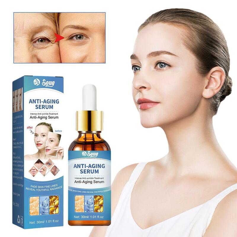 Collagen Boost Anti Wrinkle Moisturizing Essence Removal Smooth Lines Anti Fine Age Serum Brighten Fade Lifting Firming Wri T2B3