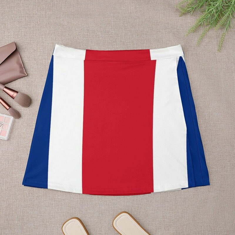Подарки с костарическим флагом, наклейки и товары, наряд мини-юбки в Корейском стиле 90-х, эстетичные элегантные юбки для женщин