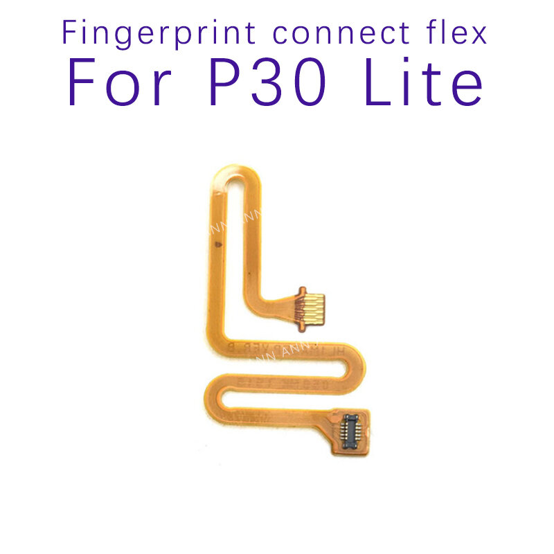 Back Home Button Key Connection Touch ID Scanner Fingerprint Sensor Flex Cable Ribbon For Huawei P10 P20 P30 Lite