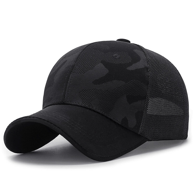Topi Kamuflase Topi Bisbol Camo Topi Bisbol Kamuflase Militer Tentara Abu-abu Dapat Disesuaikan Topi Ayah Olahraga Luar Ruangan Memancing Berburu