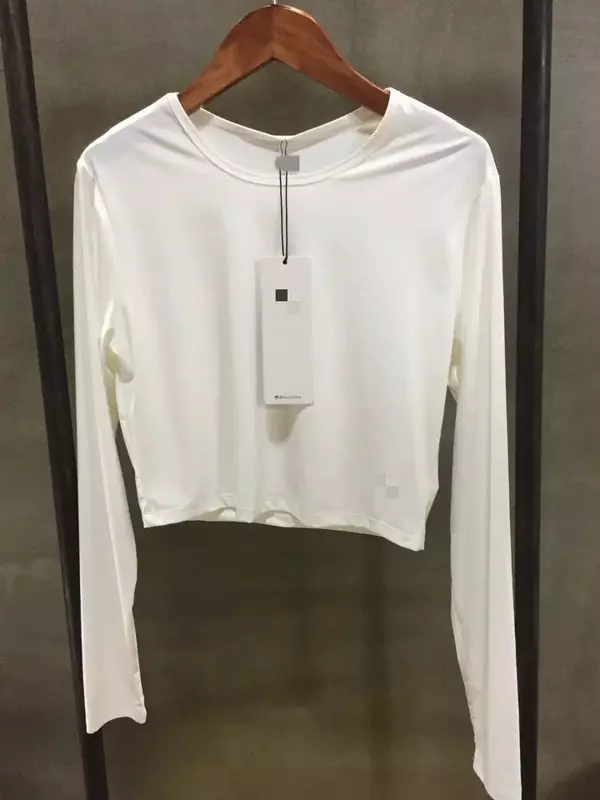 Camiseta deportiva de secado rápido para mujer, camiseta de manga larga, delgada, tricolor, Nano, 2023