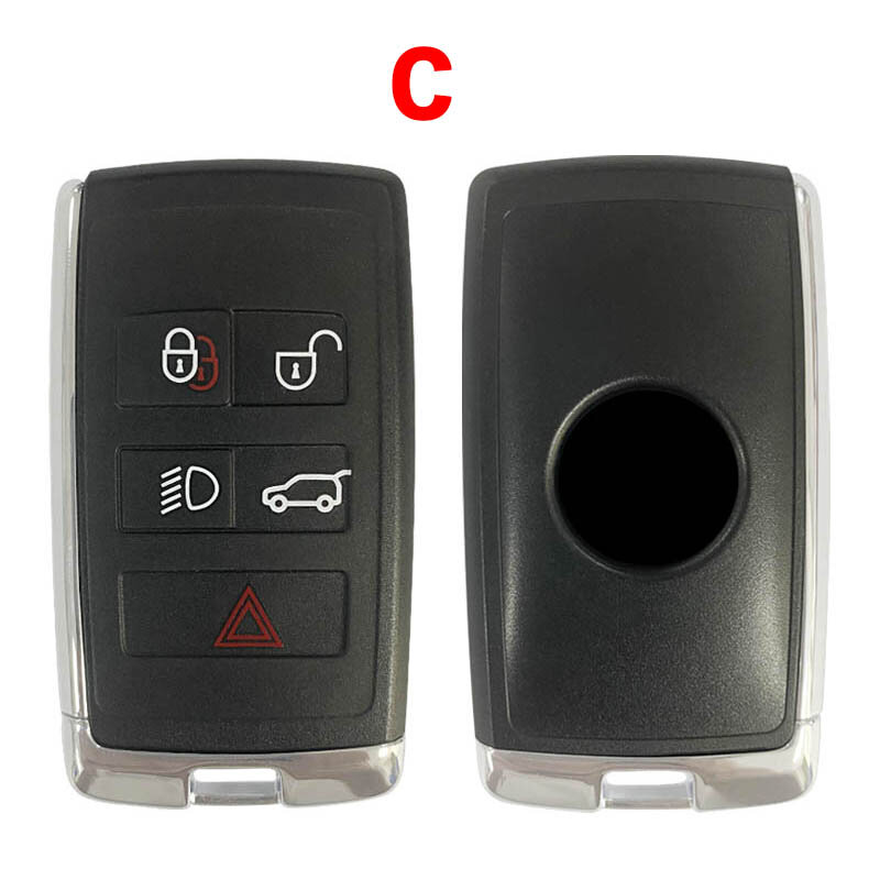 CS004013 custodia per chiave intelligente a 5 pulsanti di qualità originale per Jaguar Land Range Rover SV custodia di ricambio con chiave a lama con Logo