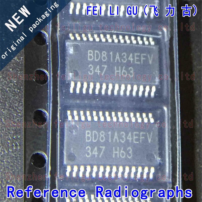 Original LED Driver Chip, 100% Novo, BD81A34EFV-ME2, BD81A34EFV, Pacote BD81A34, TSSOP28, 1-30pcs