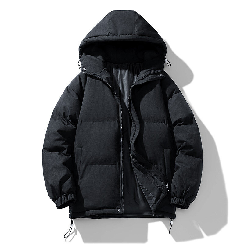 Парка мужская зимняя с хлопковой подкладкой, пуховик, уличное пальто с капюшоном, Повседневная ветровка, толстая теплая куртка