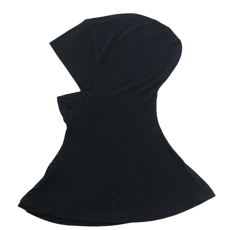 Bufanda interior de algodón Modal musulmán, cuello de cabeza, cubierta de barbilla, Jersey elástico islámico Ninja, Hijab interno instantáneo