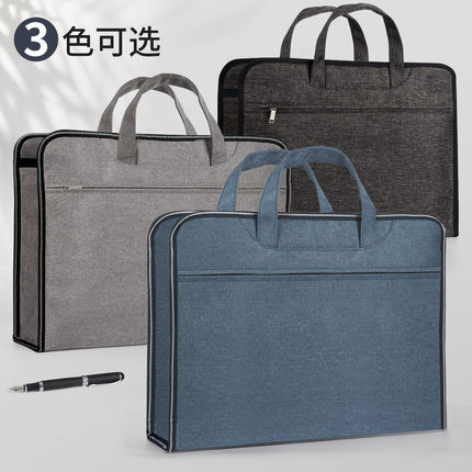 Waterproof bags Handbag Large Capacity Casual Document Bag Office Business Briefcase Document Bag
