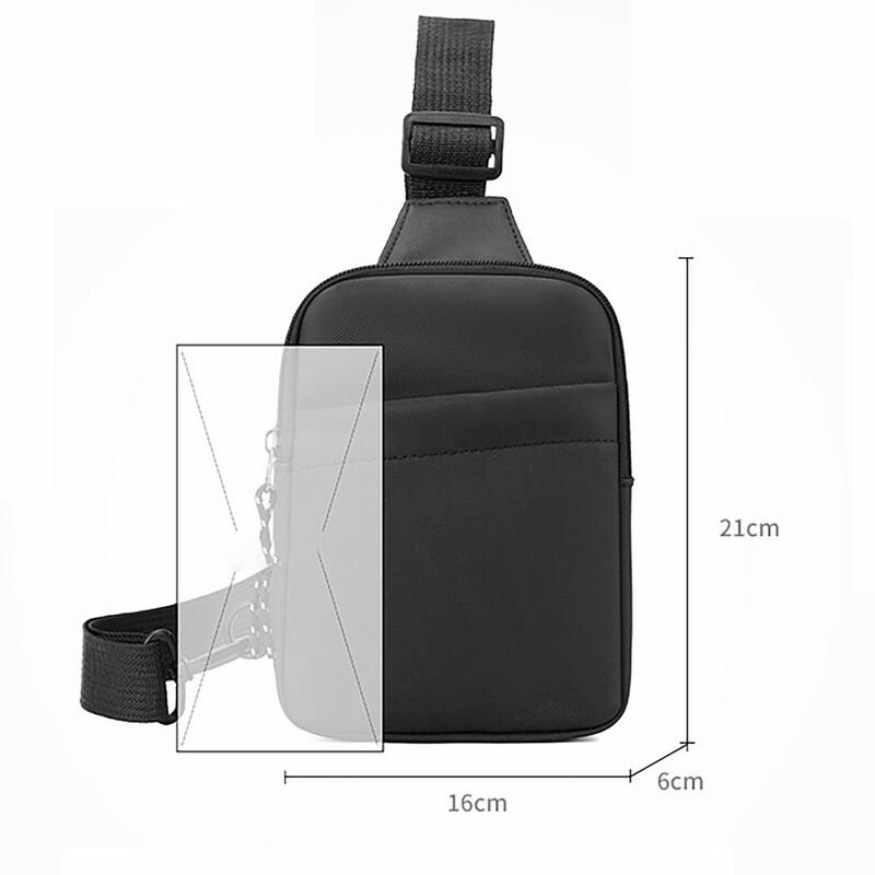 Large Capacity Chest Bag Trendy Multi Functional Wear-resistant Waistpack Waterproof Fanny Pack Sports Outdoor