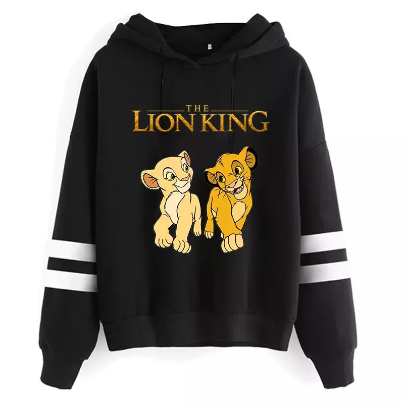 90s Y2k Hakuna Matata Hoodie Disney The Lion King Sweatshirt  Women Clothes Hoody Famale Hoodies Kawaii