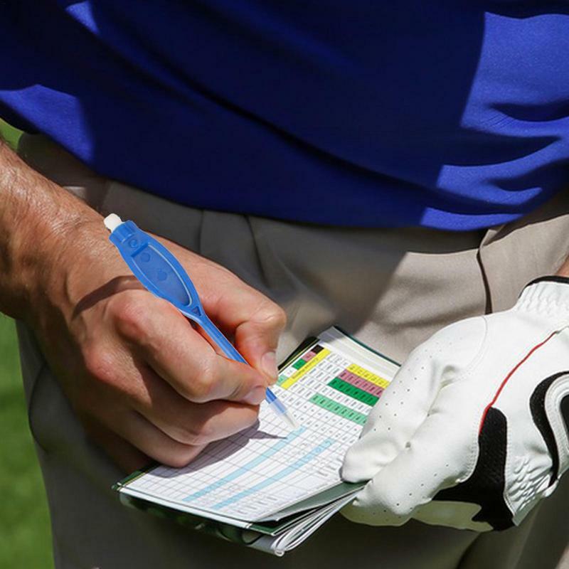 Golf Score Stifte 10 Stück ovale Clip Golf Score Stifte 2h Marker Stifte für Spiele Treffen Schreib werkzeuge Sport Golf zubehör
