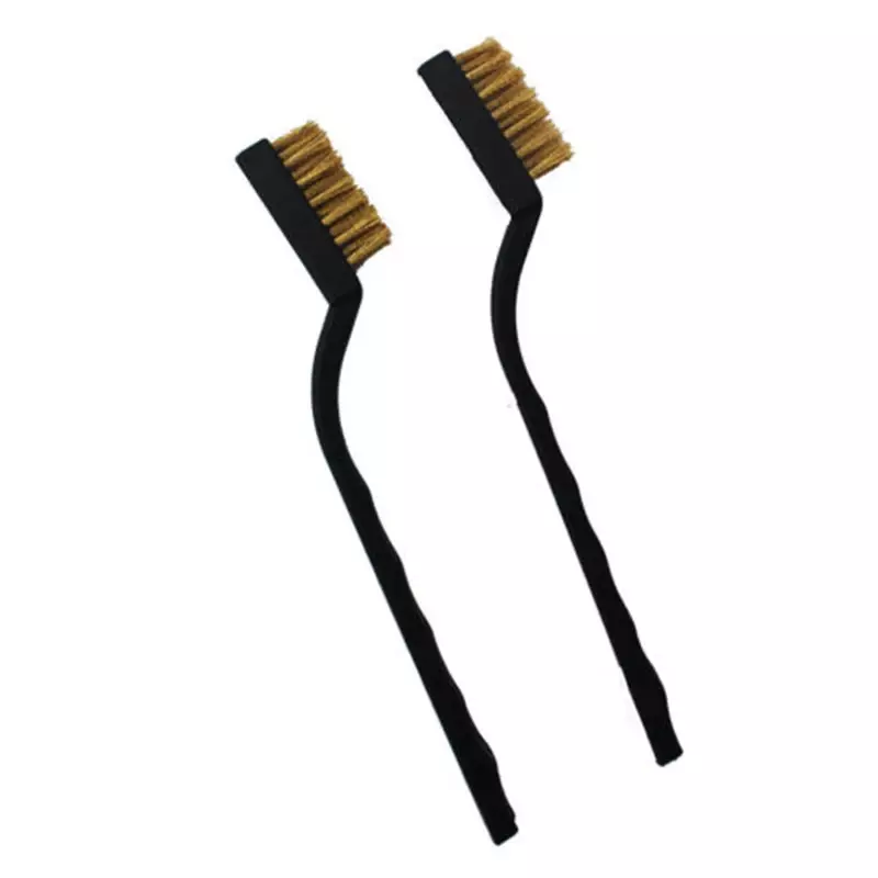 6 pz/set Mini metallo rimuovi ruggine spazzole spazzole per la pulizia in ottone lucidatura spazzole metalliche strumenti per la pulizia kit per la casa spazzola metallica