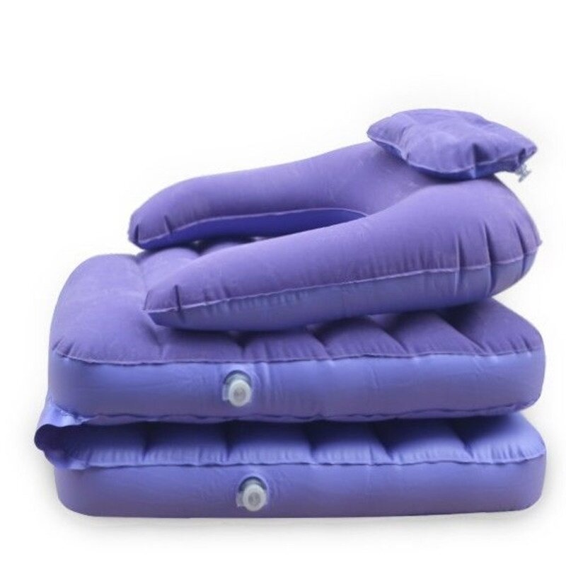 Único PVC flocagem sofá inflável, cama multifuncional ao ar livre, dupla utilização cadeira reclinável, assento preguiçoso, casa, 2 em 1