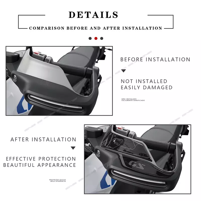 GSlingAccessrespiration-Kit de protection de garde-main pour BMW R1300GS R 1300 GS 2024, autocollants en résine xy, autocollant de Spomicrophone, 3D, élection