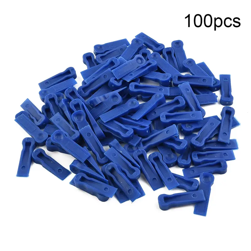100Pcs Plastic Tile Spacers Reusable Positioning Clips Wall Flooring Tiling Tool Reusable Leveling Positioning Clip Construction