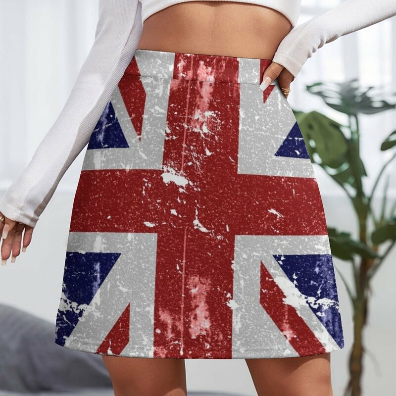 British Flag Vintage Look Mini Skirt Woman clothing skirts for womens 2024