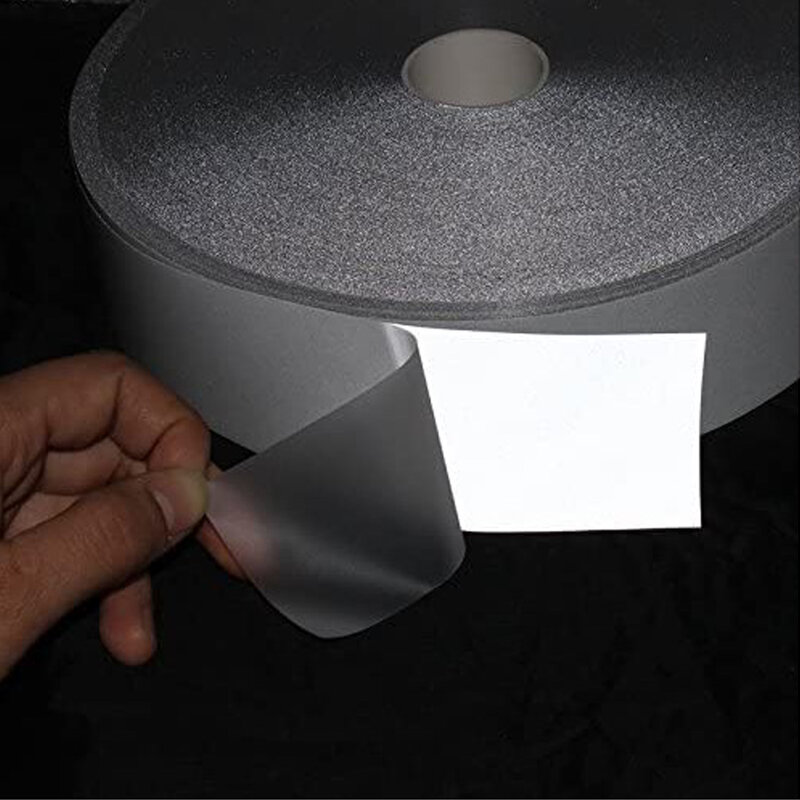 Серебряная Сегментированная светоотражающая лента, Термотрансферная виниловая пленка для утюга на одежде, аксессуары для шитья своими руками