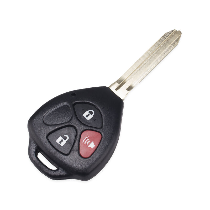 KEYYOU Key Shell For Toyota Corolla Camry Reiz RAV4 Crown Avalon Venza Matrix Blank 2/3/4 Button Remote Car Key Case TOY43 Blade