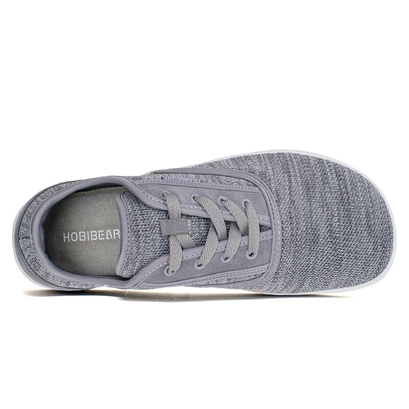 HOBIBEAR Wide Toe Shoes para Unisex Minimalista Respirável Confortável Ao Ar Livre Descalço Walking Sneaker