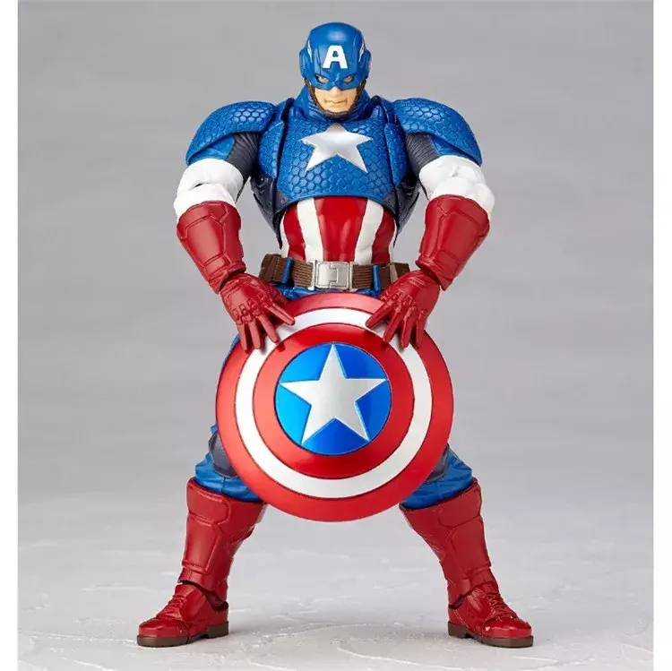 Hot Toys No. 007 Captain America Amazing Yamaguchi Avengers PVC Action Figure Collectible Model Toy Gifts for Children