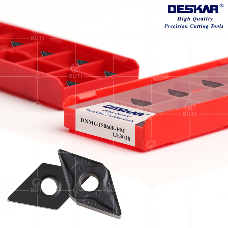 DESKAR 100% Original DNMA150408 LF3018 DNMG150608-PM LF9118 External Turning Tools Blade CNC Lathe Cutter Cutting Carbide Insert