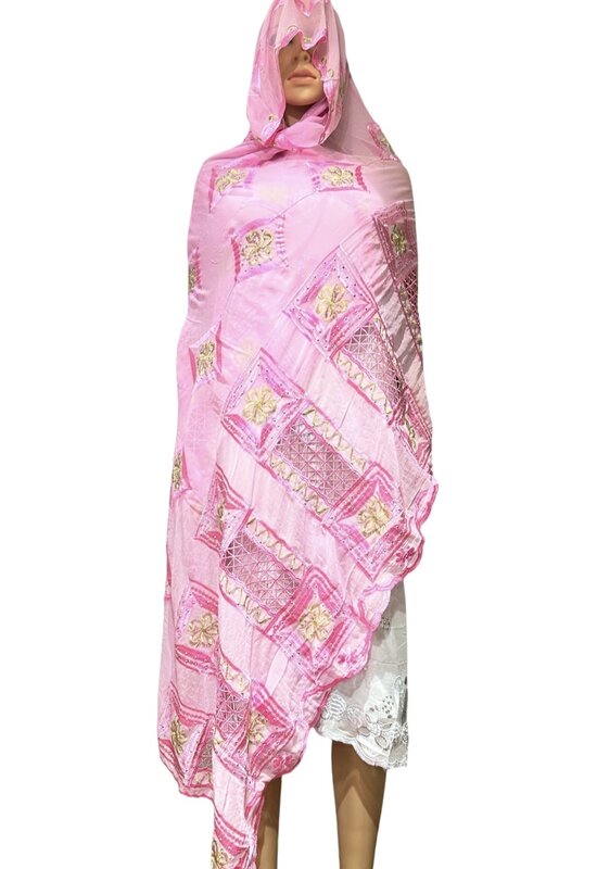 Bufanda musulmana africana de alta calidad para mujer, pañuelo 2023 de algodón, de Dubái Hijab, precio al por mayor, 100%