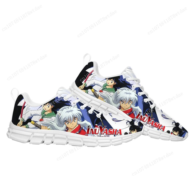 Inuyasha scarpe sportive uomo donna adolescente bambini bambini Sneakers Kagome Higurashi di alta qualità Manga Comics Sneaker scarpa personalizzata