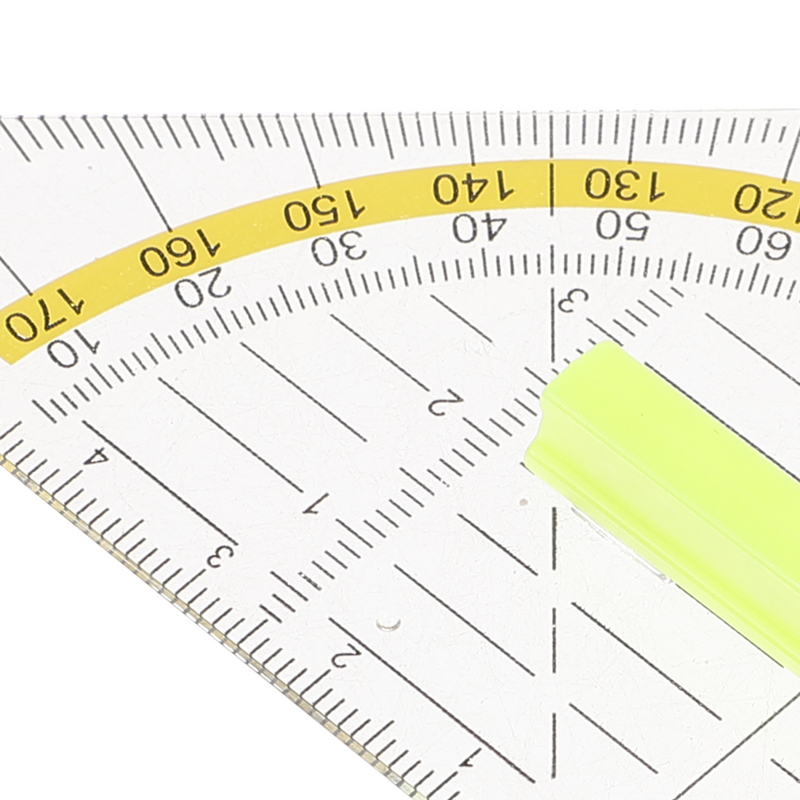 Clear Geometry Ruler for Math and Math, Measuring Tool, School Stationery Supplies