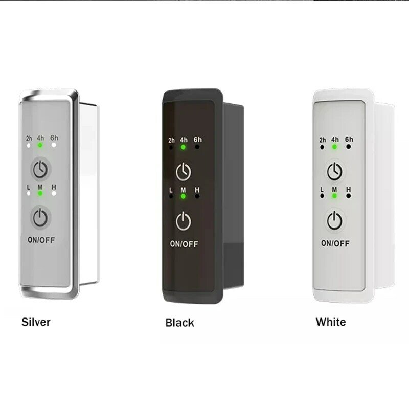 Elektrische Bad Handtuch Rack Timer Thermostat Smart Switch Heizung für Handtuch Schiene Schwarz, Silber, Weiß Bad Handtuch Trockner