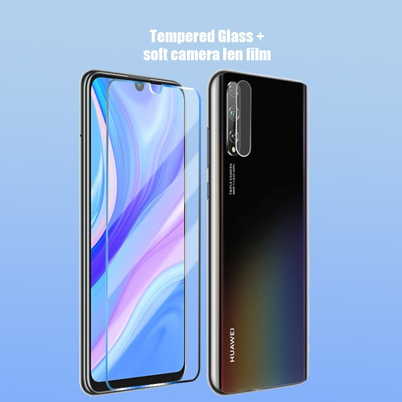 Защитное стекло для Huawei P50 P40 P30 Lite P20 Pro P Smart S Z 2021 2020 2019, 6 в 1, 2 в 1, стекло для Huawei Y9 Y7 Y6 Y5 2019 Y7p