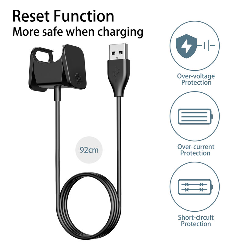 Pengisi Daya Kabel USB untuk Fitbit Charge 3/Charge 4 Pengisi Daya Kabel USB Dock Pengisi Daya Yang Dapat Diganti untuk Fitbit Charge 4 3 Dock Adaptor