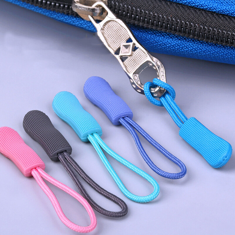 Colorful Rope Zipper Pull Apparel Bag Tactical Backpack Accessories Zip Puller Diy Zipper Head Cord Strap Slider