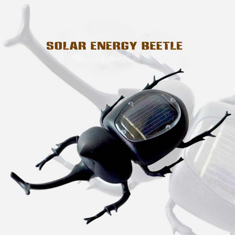 Solar Insect Fake Toy, Compact Ensino Bug Brinquedos, Treinamento Cognitivo, Natal, Halloween Party Favor