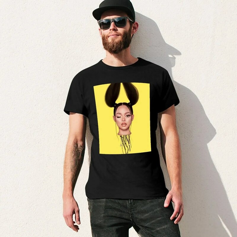 Bella Poarch 그래픽 스웨트 남성 코튼 티셔츠