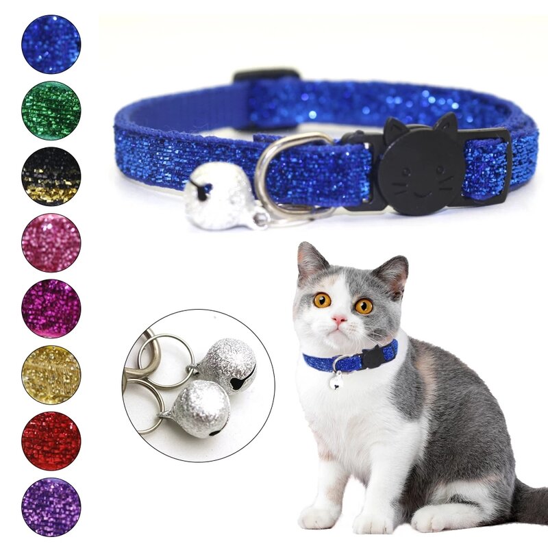 Collar de campana para perro y gato, accesorio con dibujos animados, Bomei, 8 colores