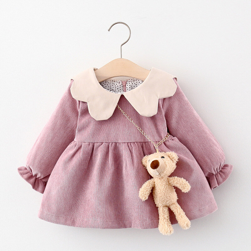Melario – robe à manches longues pour bébé fille, vêtements de princesse, pour anniversaire d'un an, noël, printemps et hiver