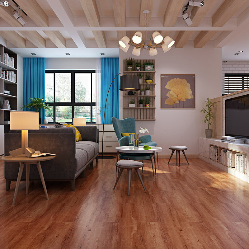 Papel tapiz autoadhesivo 3D de grano de madera, pegatina de pared moderna, impermeable, para sala de estar, inodoro, cocina, decoración del hogar