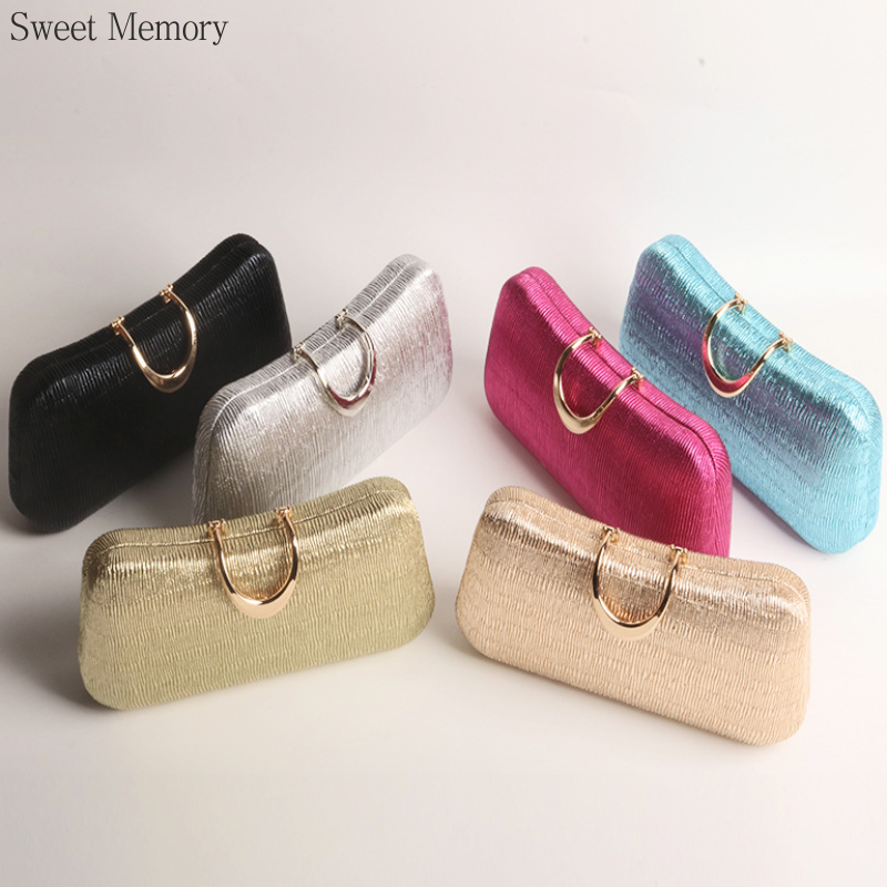 Sweet Memory-Bolsos de noche de alta gama OR42 para mujer, bolsos de hombro a la moda, Color azul, negro, plateado y dorado