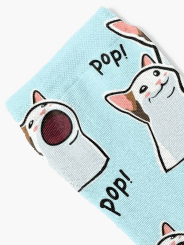 Pop Cat Meme / PopCat / Popping Cat носки для рождественских подарков роскошные женские носки для мужчин