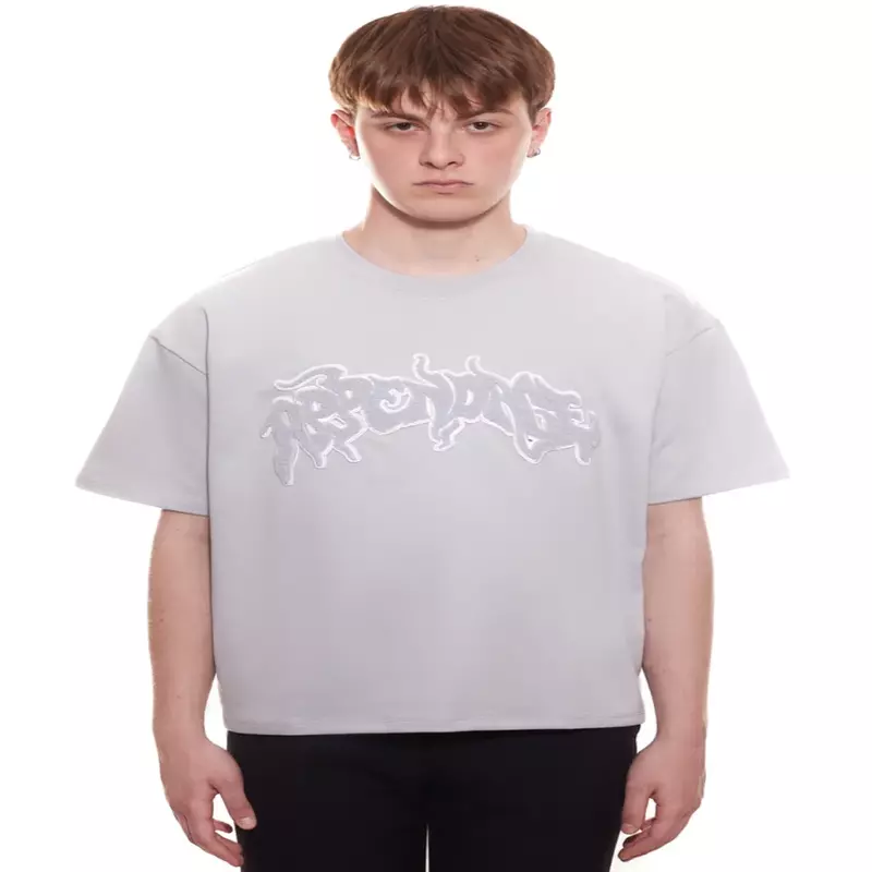 Camiseta de algodón de manga corta con estampado de varios patrones, camiseta informal de alta calidad, transpirable, Y2K, verano, 2023