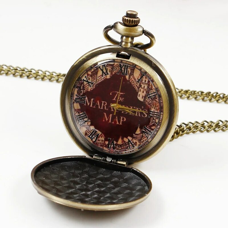 Все охотничьи бронзовые кварцевые карманные часы, мужские персонализированные подарочные ювелирные изделия с цепочкой, мужские часы