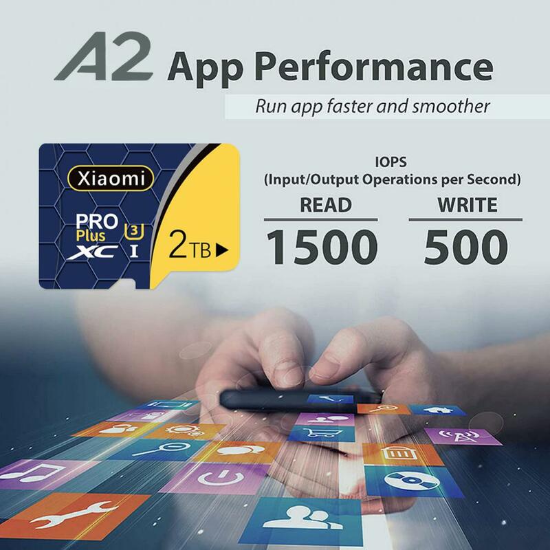 Карта памяти XIAOMI Φ Micro TF SD карта 1 ТБ класс 10 высокоскоростной 512GB128GB карта памяти для телефона/камеры/игр