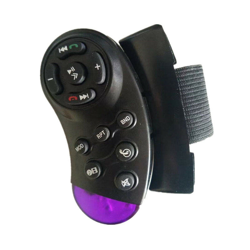 Volante universale per auto interruttore di controllo remoto pulsante Stereo del veicolo pulsante di ricezione IR lettore multimediale per auto autoradio