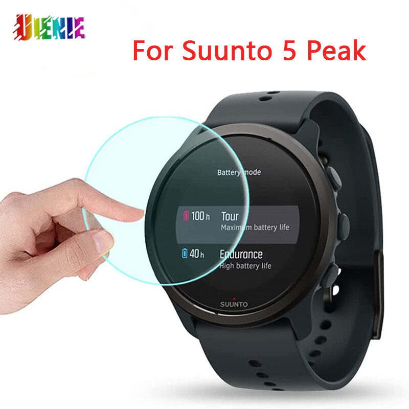 UIENIE – protecteur d'écran pour montre connectée Suunto 5 Peak 9H, Film en verre trempé dur et transparent, anti-rayures HD, accessoires de montre