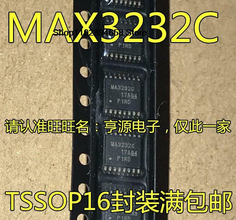 5個max3232 max3232cpwr ma3232c tssop16 rs232