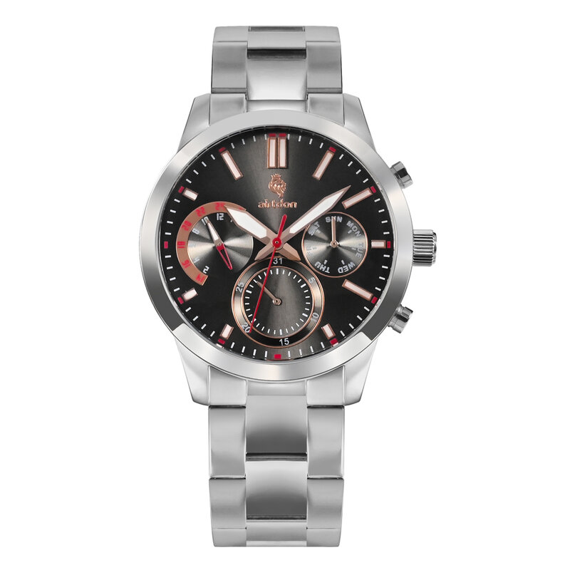 Airtdon-メンズクォーツ時計,高級ブランド,耐水性